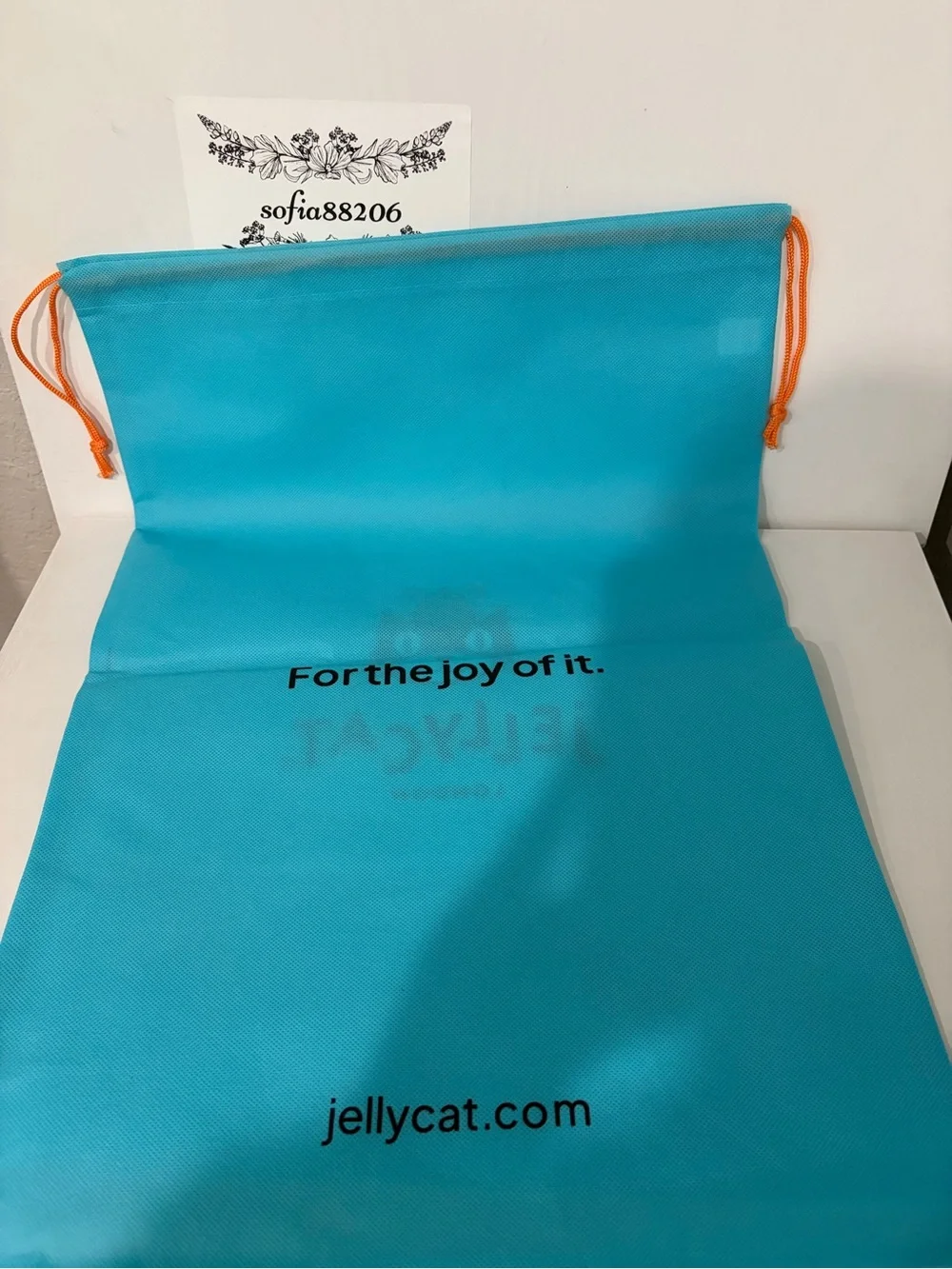 Jellycat Dust Bag Sack Drawstring Gift Bag Large 23x15 inch